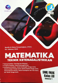 Matematika Teknik Ketenagalistrikan SMK/MAK Kelas XII smt 1